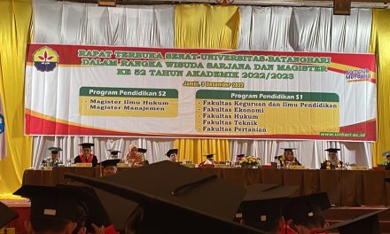 Universitas Batanghari, Jambi, Wisuda Sebanyak 491 Mahasiswa