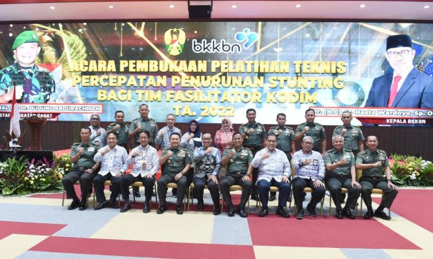 Percepat Penurunan Stunting, TNI AD Gelar Pelatihan Bagi Tim Fasilitator Kodim