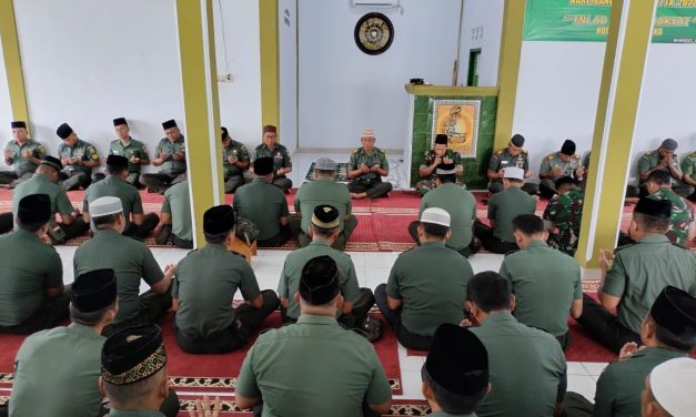 Kodim 0420 Sarko Adakan Doa Bersama, Peringati Hari Juang TNI AD