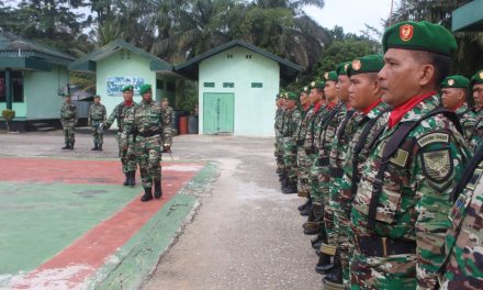 Keluarga Kodim 0420/Sarko Selenggarakan Upacara Hari Juang TNI AD Ke 77