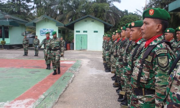 Keluarga Kodim 0420/Sarko Selenggarakan Upacara Hari Juang TNI AD Ke 77