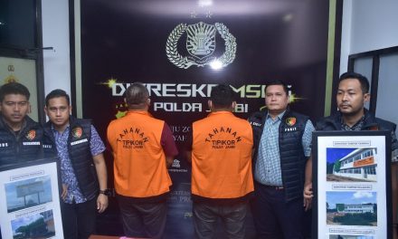 Ditreskrimsus Polda Jambi Kembali Tahan Dua Tersangka Kasus Dugaan Korupsi Pembangunan Puskemas Bungku, Bajubang
