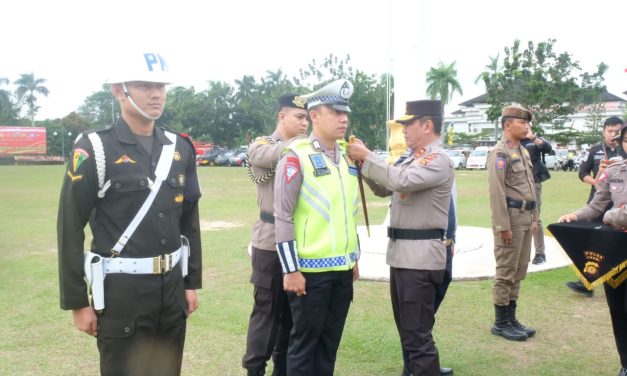 Jelang Nataru, Kapolda Jambi Pimpin Langsung Apel Gelar Operasi Lilin 2022