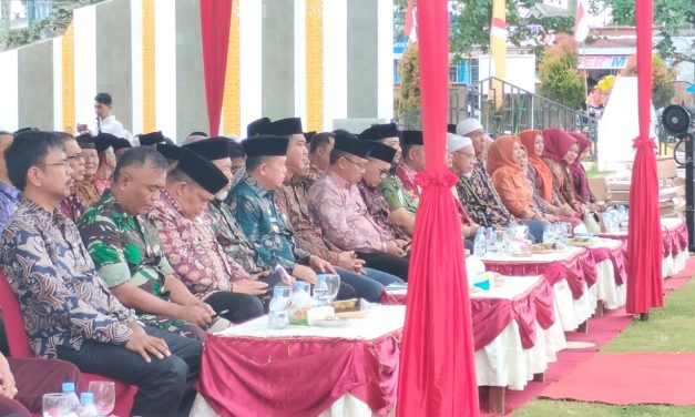 Kasdim 0420/Sarko Hadiri Acara Peresmian Kantor Bupati Merangin Serta Penyerahan Bantuan Hibah Untuk Masjid Dan Pasantren
