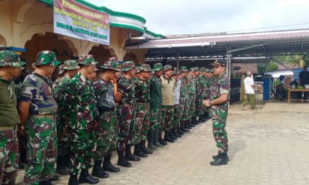 Kemanunggalan TNI AD Bersama Rakyat,Kodim 0420/Sarko Adakan Bakti Sosial Dengan Karya Bakti Di Tempat Ibadah