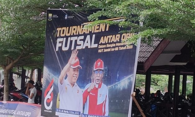 Menang 2-1 Atas Tim Futsal Biro Organisasi Gubernur,Tim Futsal BWS ke Semifinal.