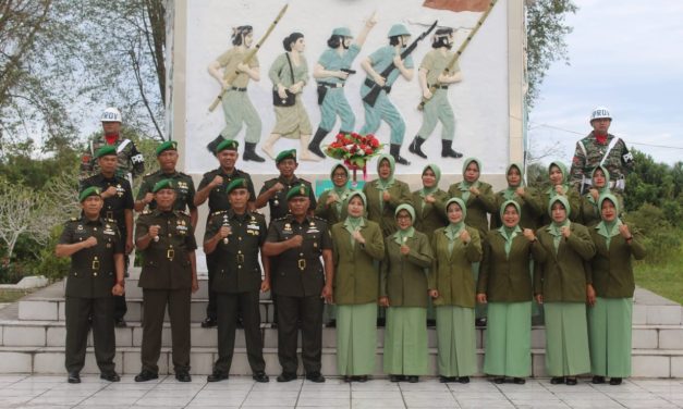 Peringati HUT Kodam II/ Sriwijaya Kodim 0420/ Sarko,Gelar Upacara Dan Ziarah Ke Taman Makam Pahlawan (TMP) Patriot Bhakti Merangin