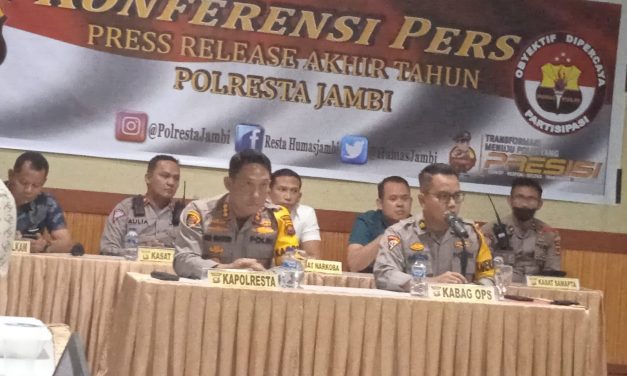 Selain Jumlah Unjuk Rasa(unras)yang Naik 49 Unjuk Rasa Tahun 2022  di Tahun 2022 Polresta Jambi Berhasil Mengungkap 2 Kasus yang Menonjol.
