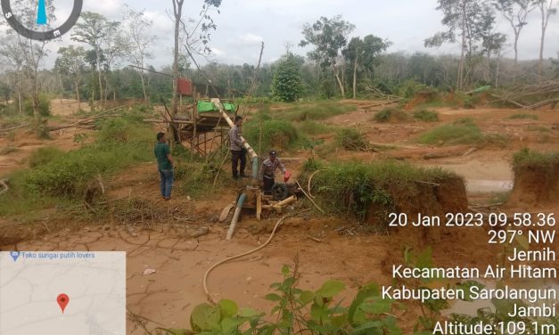 Giliran Polsek Air Hitam Sikat Peti,