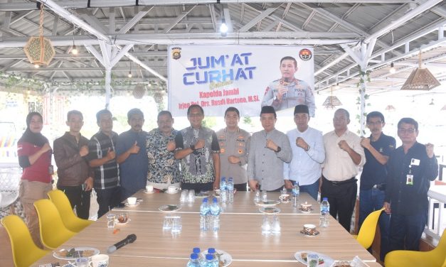 Jumat Curhat Jadi Ruang Untuk Masyarakat Jambi Menyampaikan Aspirasi dan Kritikan Untuk Polda Jambi