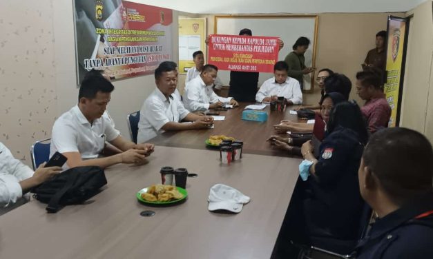 Aliansi Anti 303 Bersama Kepolisian Daerah Jambi Komitmen Memberantas Segala Bentuk Jenis Perjudian di provinsi Jambi