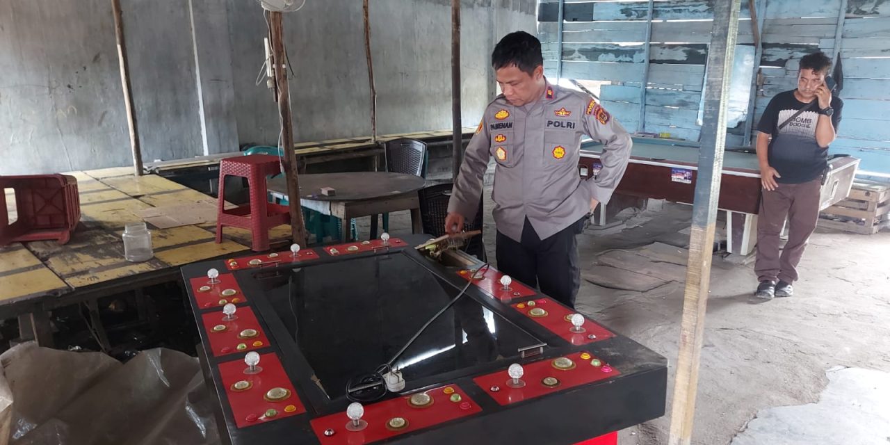 Polsek Kotabaru Melakukan Penggrebekan di Sejumlah Tempat Permainan Judi Tambak Ikan