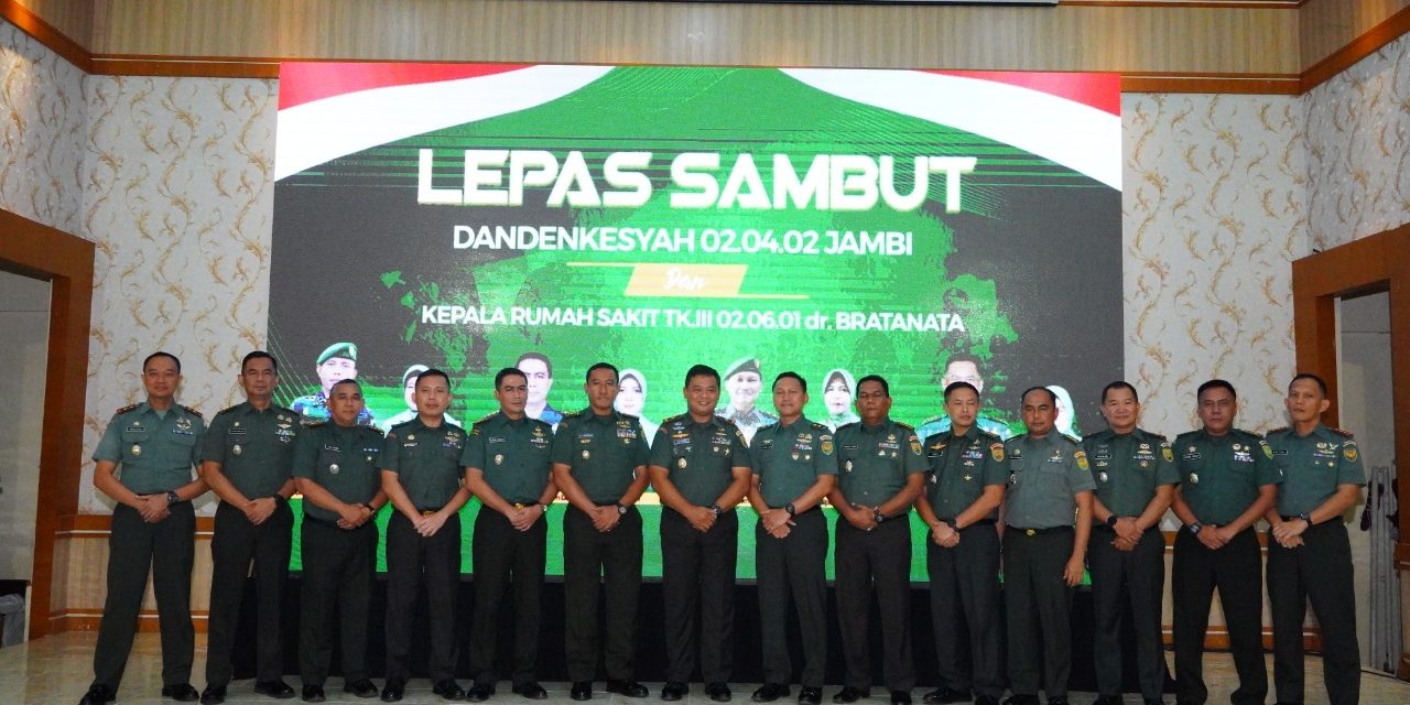 Danrem 042/Gapu Hadiri Lepas Sambut Dandenkesyah dan Karumkit dr. Bratanata