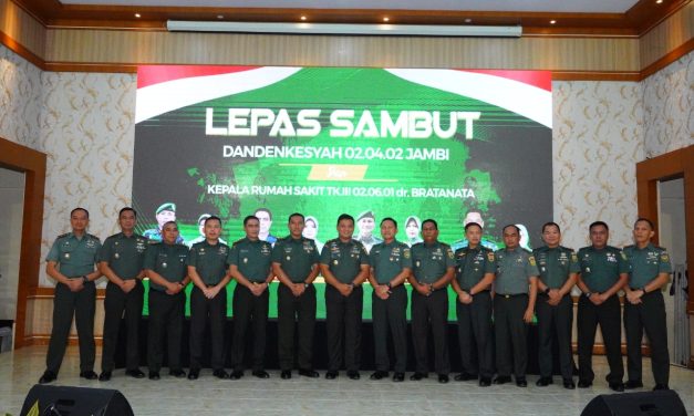 Danrem 042/Gapu Hadiri Lepas Sambut Dandenkesyah dan Karumkit dr. Bratanata