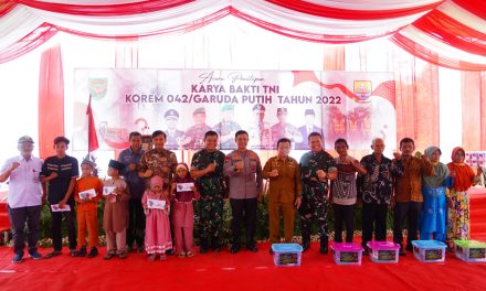 Pangdam II/Sriwijaya Tutup Kegiatan Karya Bakti TNI di Batanghari