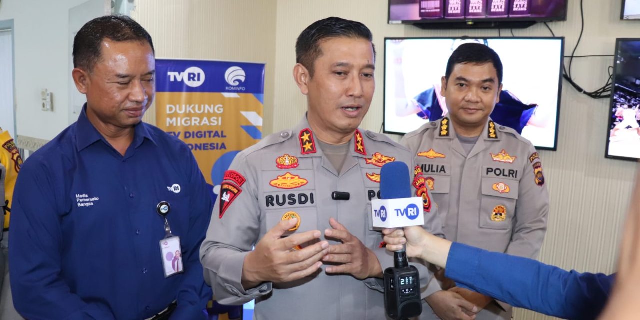 Kapolda Jambi Kunjungi TVRI Dalam Rangka Silaturahmi dan Sinergitas