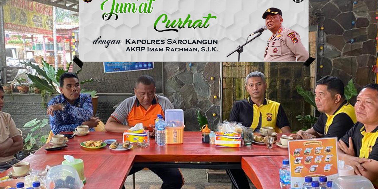 Perdana Bertemu Masyarakat di Jumat Curhat, AKBP Imam Rachman Sampaikan Poin Penting