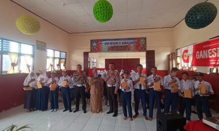 SAT LANTAS Kunjungi SMPN 1 Tekan Angka Kecelakaan