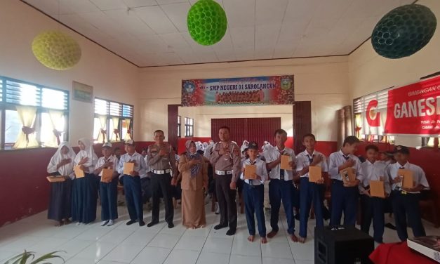SAT LANTAS Kunjungi SMPN 1 Tekan Angka Kecelakaan