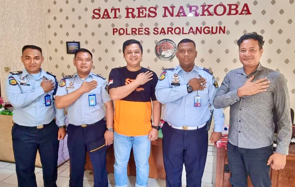 Wujud Sinergitas, Lapas II-B Sarolangun, Jalin Sinergitas dengan Sat Narkoba Polres Sarolangun