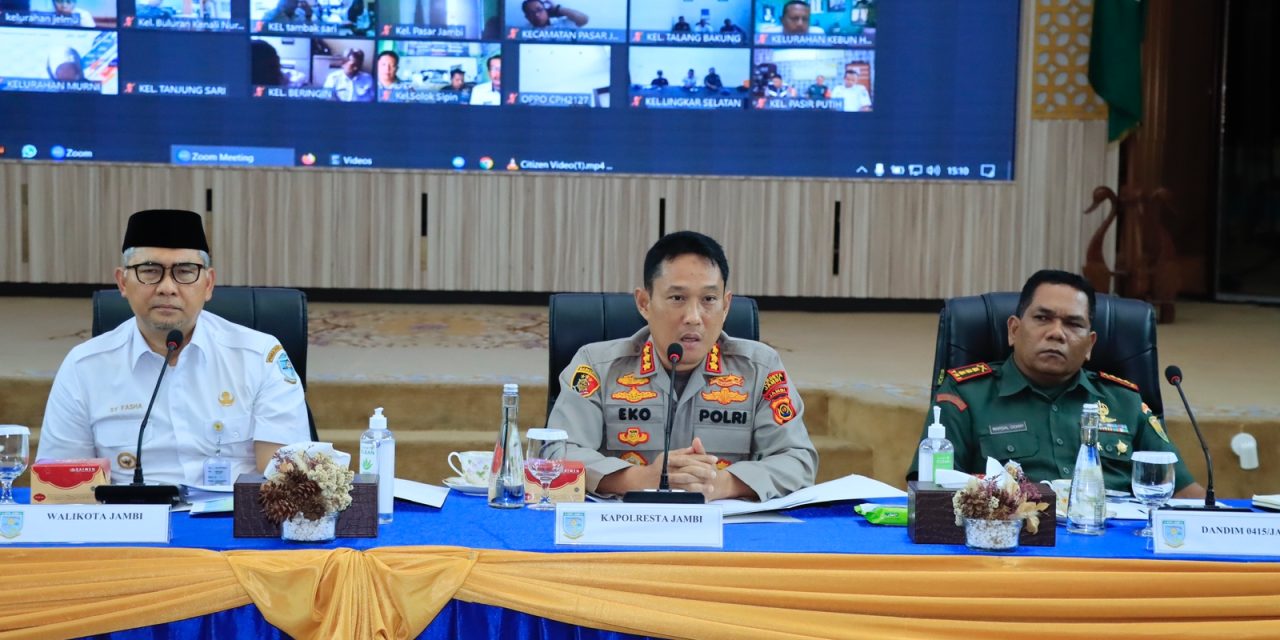 Polresta Jambi Gelar Rapat Bersama Bahas Angkutan Batu Bara Masuk Kota Jambi