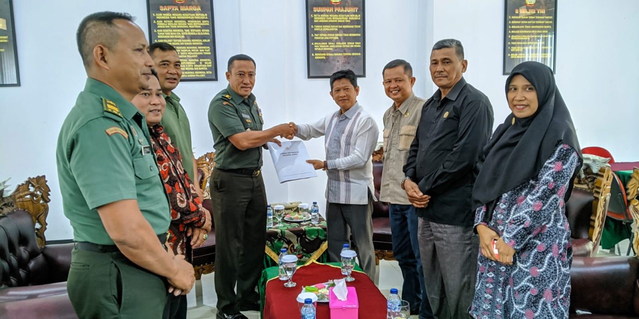 Audiensi dengan Korem 042/Gapu, KI Jambi Ajak Sinergi Sosialisasi Keterbukaan Informasi