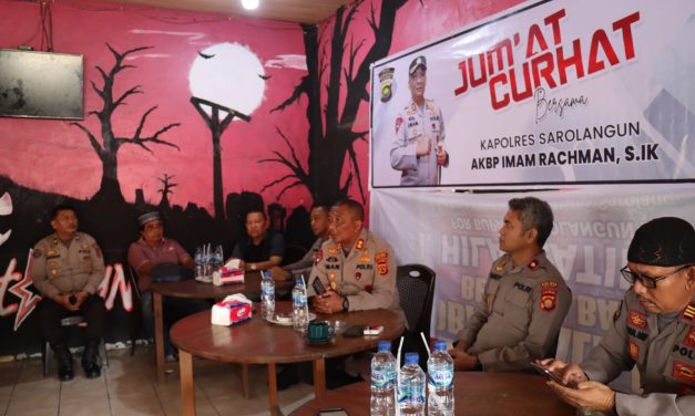 Kapolres Sarolangun Gelar Jum’at Curhat Bersama Insan Pers se Kabupaten Sarolangun
