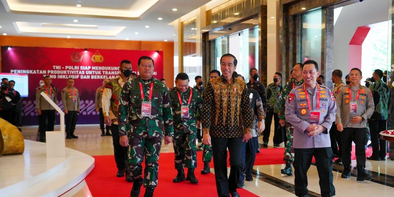 Danrem 042/Gapu Hadiri Rapim TNI-Polri 2023 yang Dibuka Oleh Presiden Joko Widodo