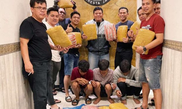 Satnarkoba Polresta Jambi Berhasil Menggagalkan Peredaran Narkotika Jenis Ganja Seberat 24,5 Kg.