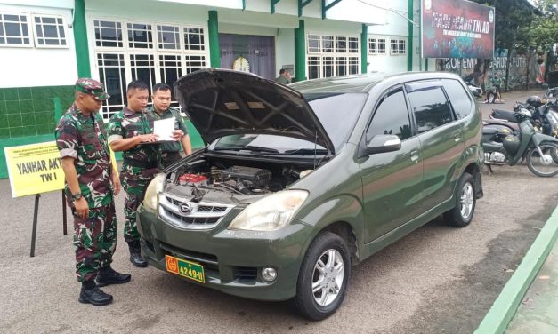 Tim Yanhar Denpal Jambi Laksanakan Pemeriksaan Materiil TNI AD di Satuan Jajaran Korem 042/Gapu
