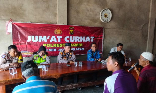 Polsek Jambi Selatan Gelar Program Jumat Curhat