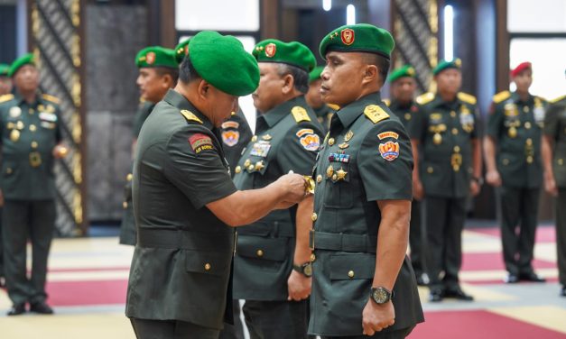 Kasad Pimpin Serah Terima Jabatan Asintel dan Aslog Kasad