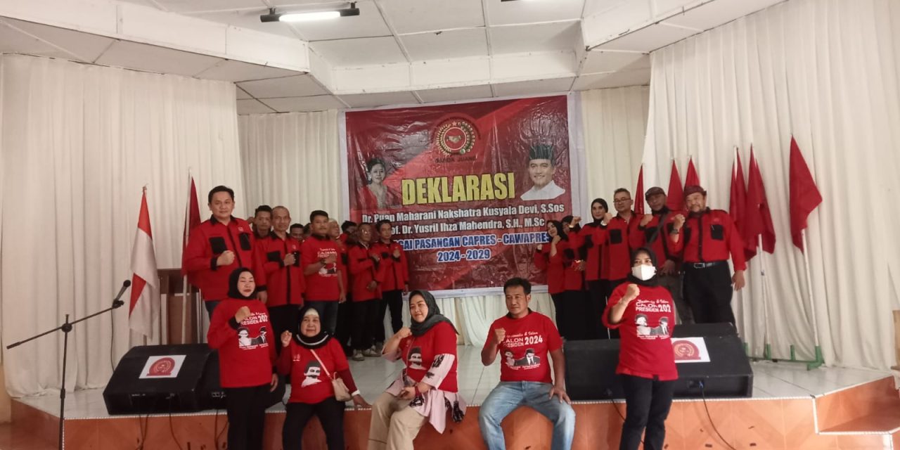 Garda juang Jambi Deklarasi kan Puan Maharani Yusril capres wapres 2024