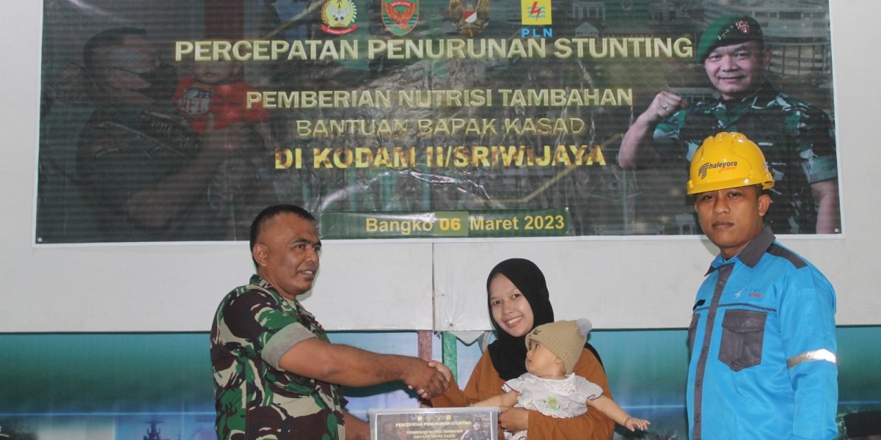 Kodim 0420/Sarko Salurkan Bantuan Kepala Staf Angkatan Darat