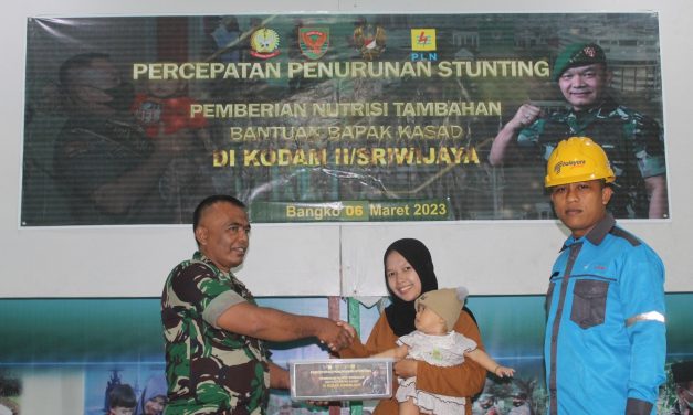 Kodim 0420/Sarko Salurkan Bantuan Kepala Staf Angkatan Darat