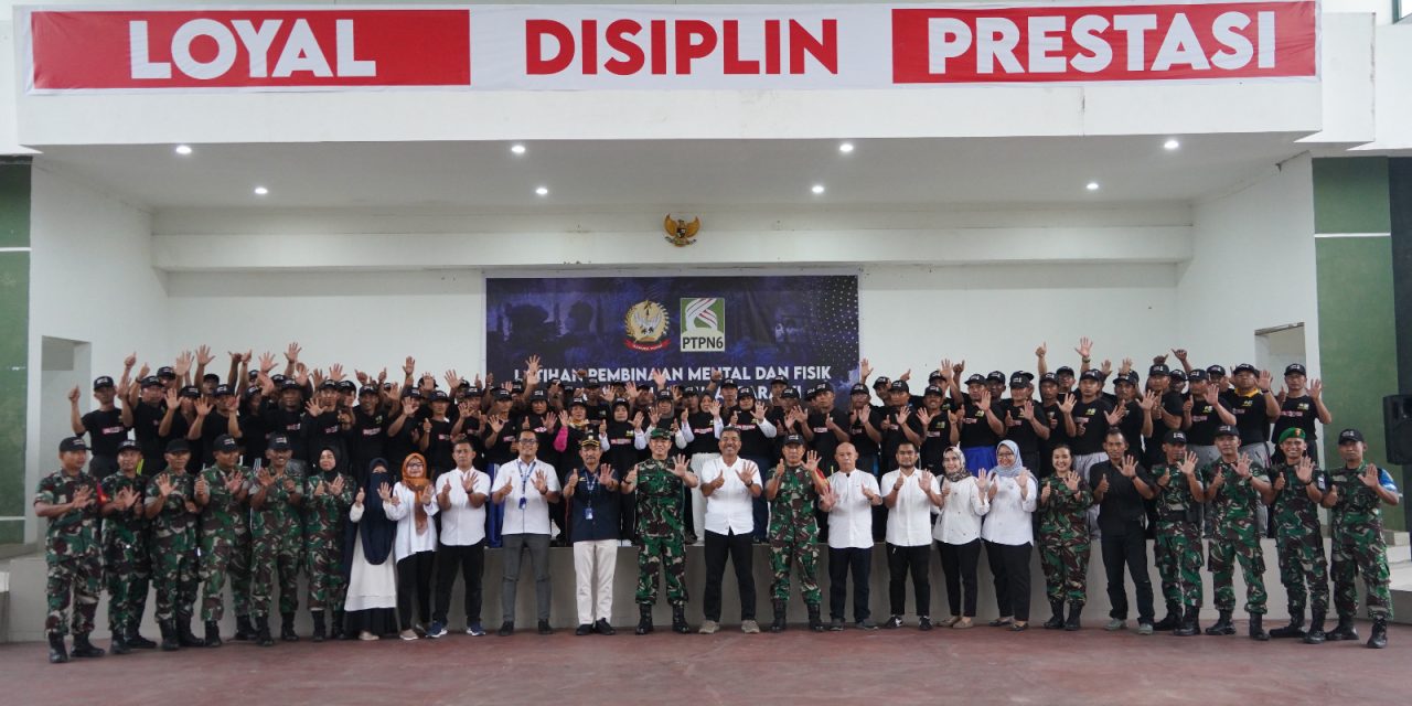 Kasiops Kasrem 042/Gapu Tutup Latihan Pembinaan Mental dan Disiplin Karyawan PTPN VI Jambi