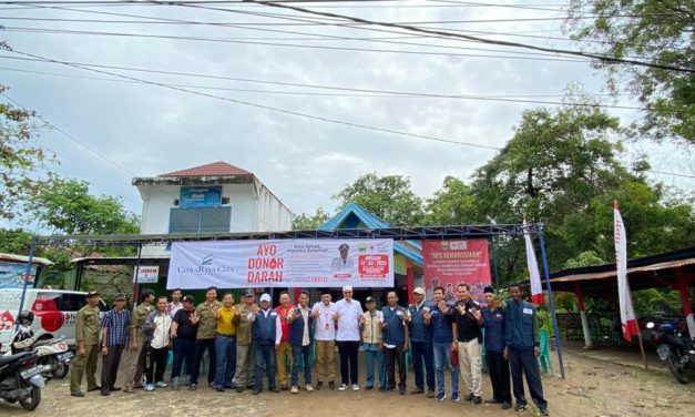 Program Bakti Sosial Donor Darah Di Kantor Desa Mendalo Darat.
