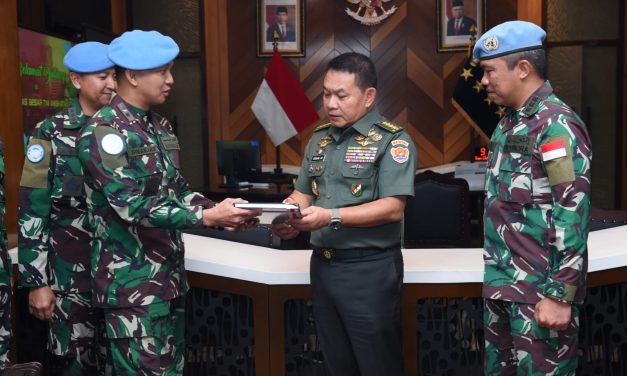 Kasad Terima Delegasi Kontigen Garuda Unifil Tahun 2022