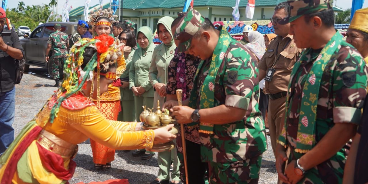 Resmikan Koramil Baru, Danrem 042/Gapu : Optimalkan Pelaksanaan Tugas Pembinaan Teritorial