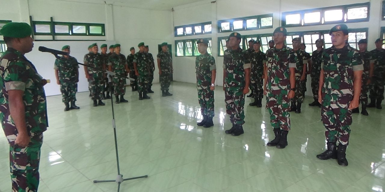 Prajurit Kodim 0420/Sarko Sandang Pangkat Baru