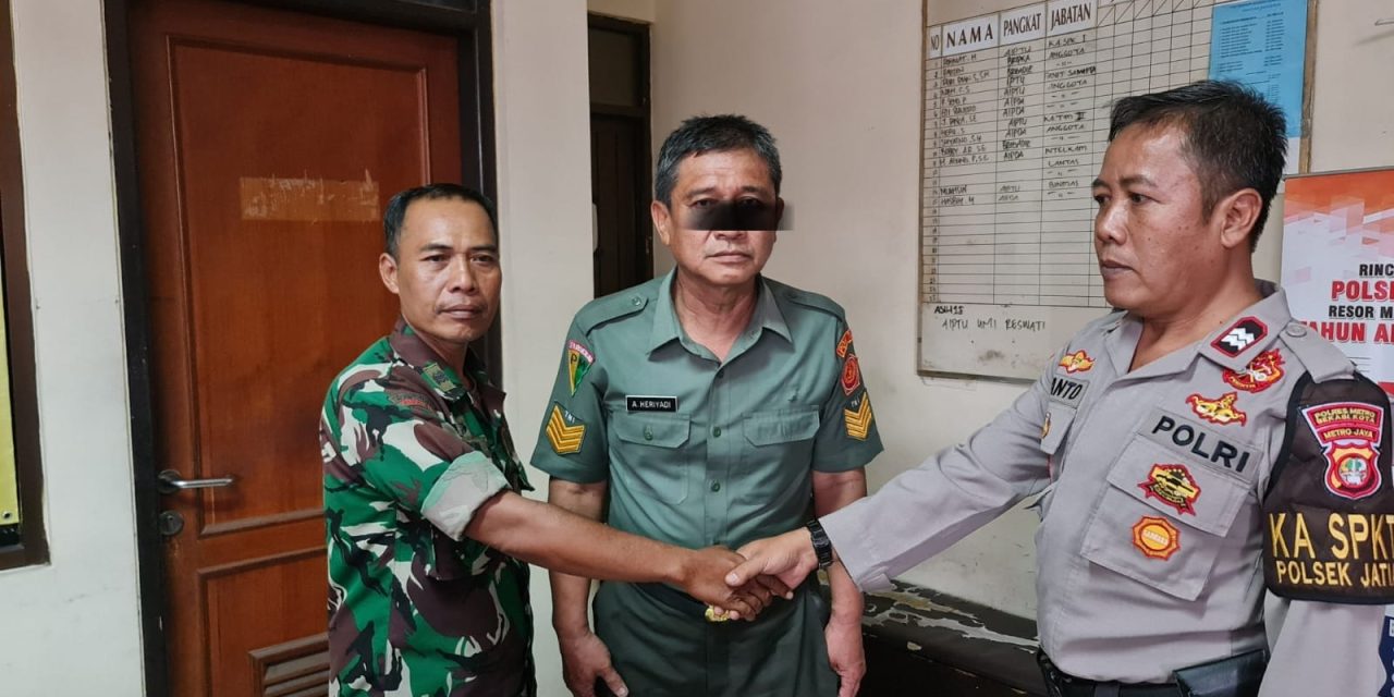 Serda Ayupti Babinsa Jati Luhur amankan TNI Gadungan