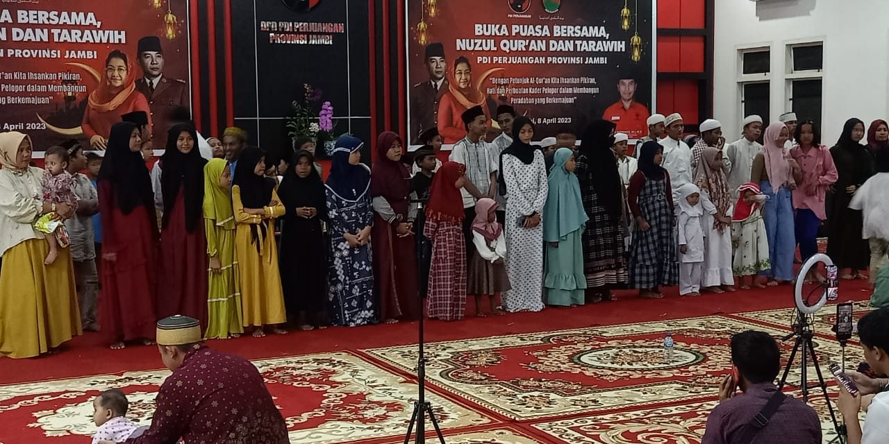 Ratu Munawaroh:Sudah Hal Biasa Dan Tradisi Dilakukan DPD PDIP Provinsi Jambi Setiap Nuzul Qur’an Bersamaan Dengan Santunan Kepada Anak Yatim.