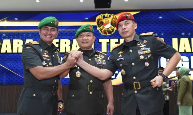 Empat Jabatan Strategis di TNI AD Diserahterimakan