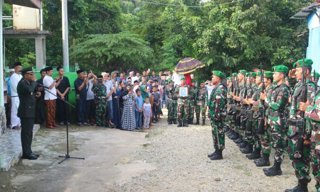 Dandim 0416/Bungo Tebo Pimpin Upacara Pemakaman Prajurit Secara Militer
