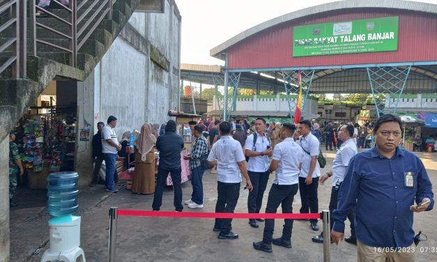 Pasar Rakyat Talang Banjar Menyambut Kedatangan RI 1.
