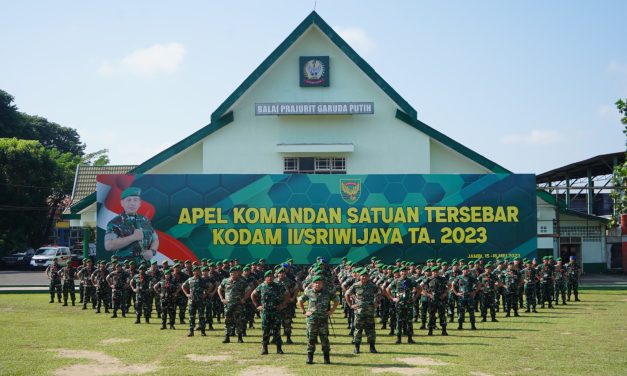 Kodam II/Sriwijaya Gelar Apel Komandan Satuan Tahun 2023 di Jambi