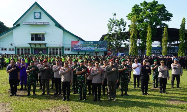 Wujud Sinergitas dan Soliditas, TNI-Polri di Jambi Gelar Apel Bareng