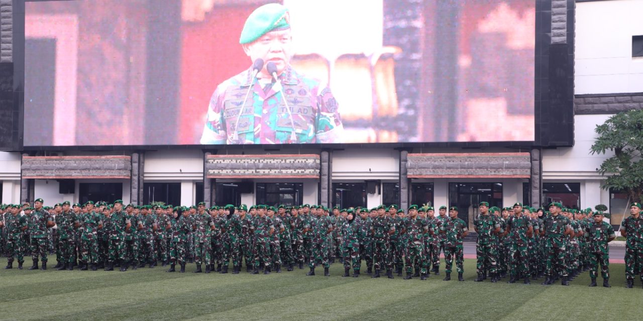 Halal Bihalal Dengan Anggota Mabesad, Ini Pesan Kasad