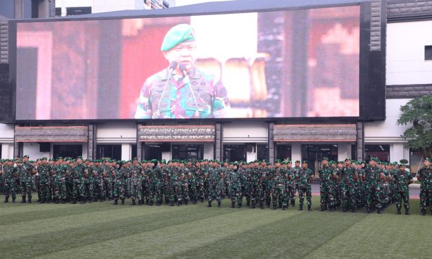 Halal Bihalal Dengan Anggota Mabesad, Ini Pesan Kasad