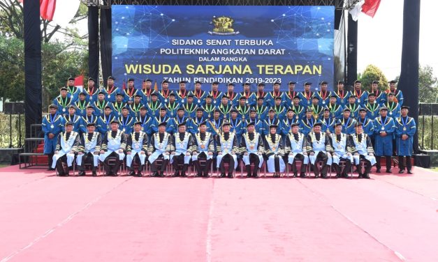 Wisuda 59 Mahasiswa, Kasad Berpesan Lulusan Poltekad Harus Kuasai Teknologi Militer dan Alutsista